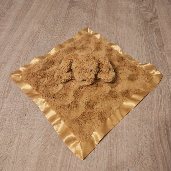 Cloud Island Puppy Dog Lovey Security Blanket Satin Trim Baby Plush - Picture 1 of 5